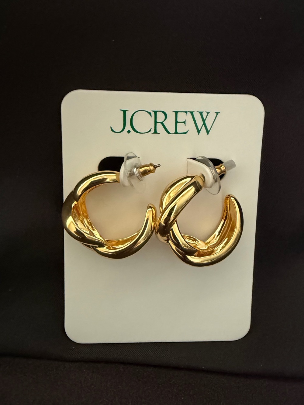 J. Crew Braided Hoop Earrings